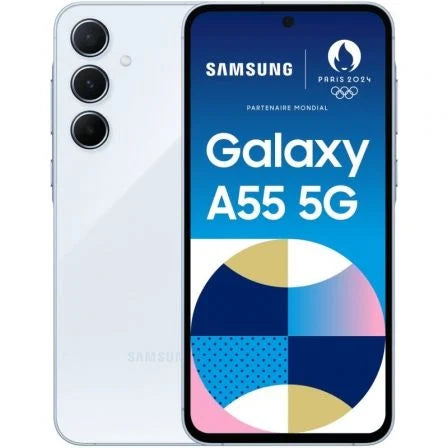 SAMSUNG A55 8+128GB DS 5G Azul Cielo